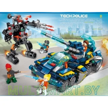 Конструктор Lele Brother 8600-2 Tech Police vs Star pirate (413 детали) картинка 2